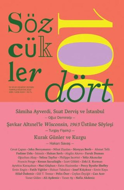 Sözcükler Dergisi Sayı: 104 Temmuz - Ağustos 2023 | Sözcükler Yayınları (Ciltsiz)