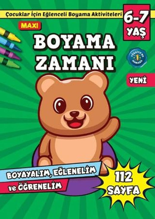 Maxi Boyama Zamanı 8 | Maxi Yayıncılık (Ciltsiz)