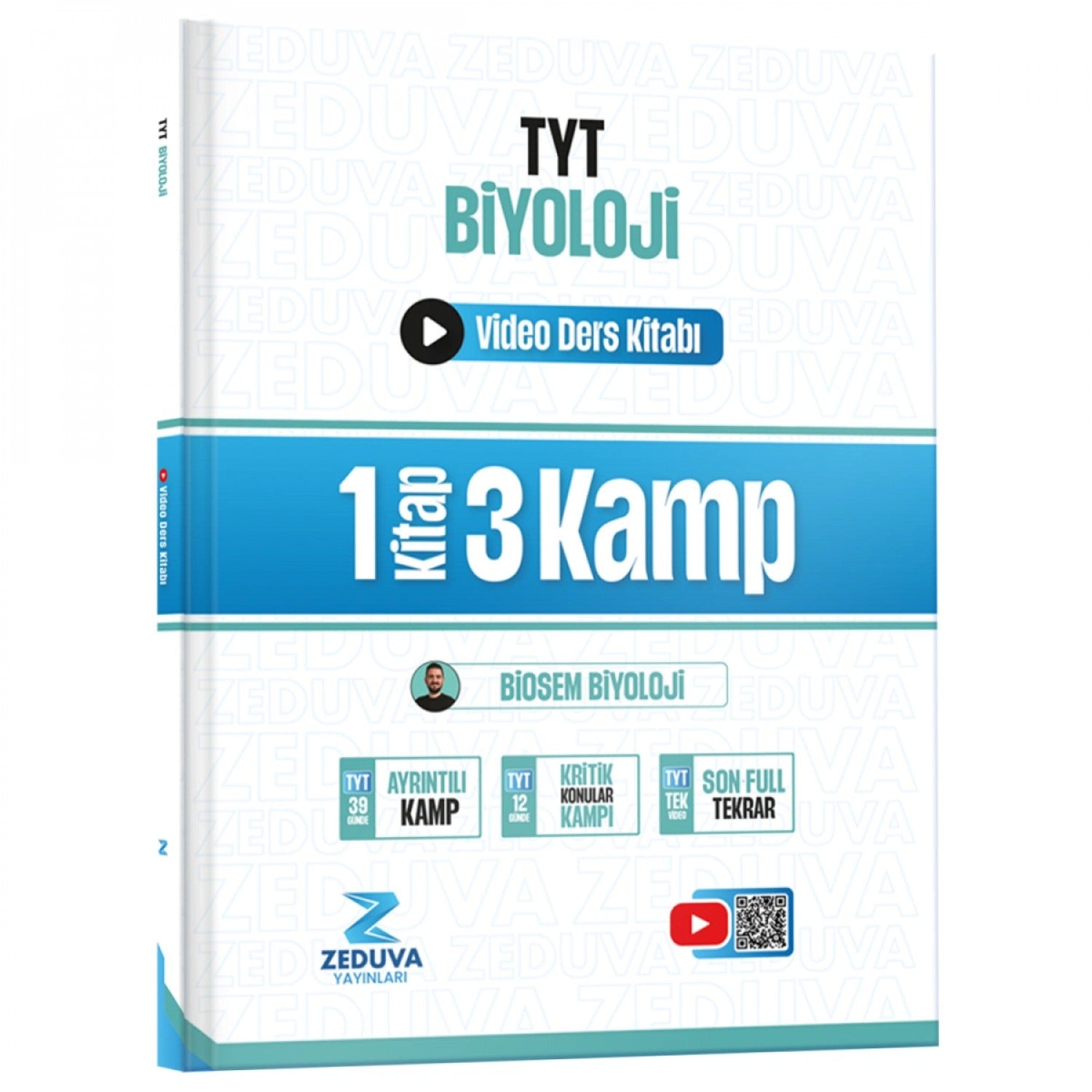 Biosem TYT Biyoloji 1 Kitap 3 Kamp Video Ders Kitabı | Zeduva Yayınları (İnce Kapak)
