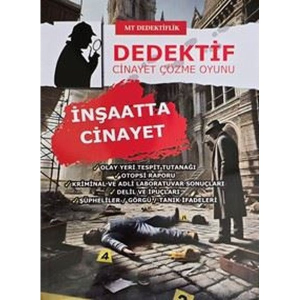 İnşaatta Cinayet - Dedektif Cinayet Çözme Oyunu | MT Dedektiflik (İnce Kapak)