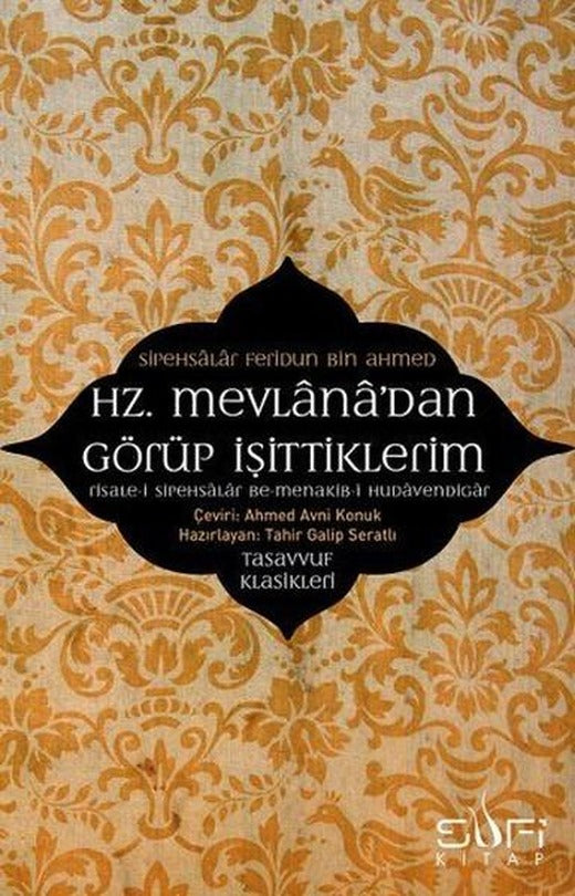 Hz. Mevlana'dan Görüp İşittiklerim | Sufi Kitap (İnce Kapak)