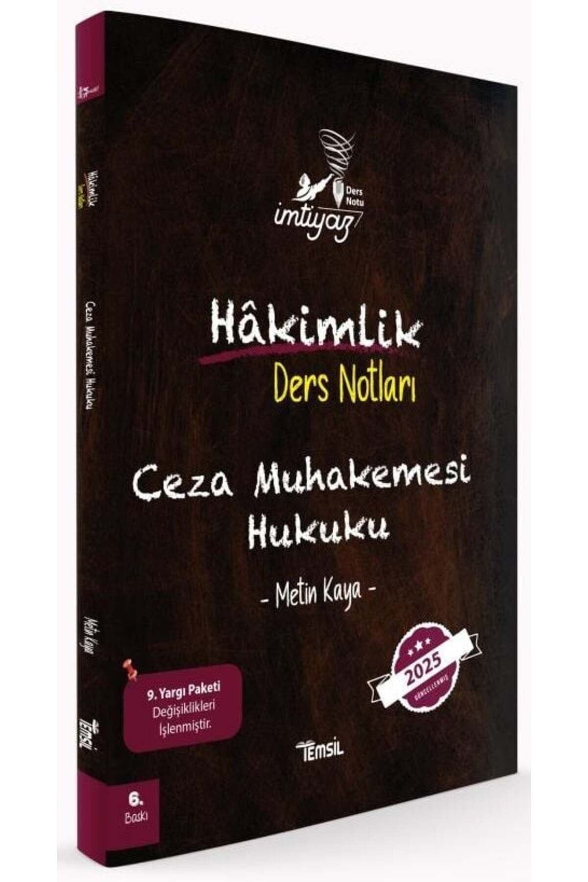 İmtiyaz Ceza Muhakemesi Hukuku Hakimlik Ders Notları | Temsil Kitap (Ciltsiz)