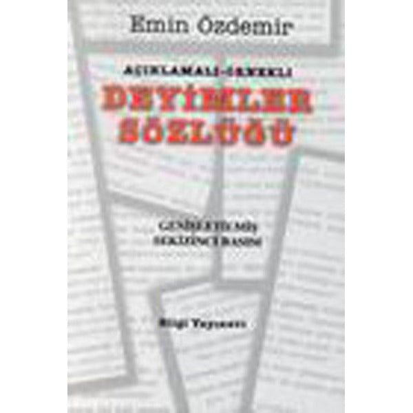 Deyimler Sözlüğü-Bilgi | Bilgi Yayınevi