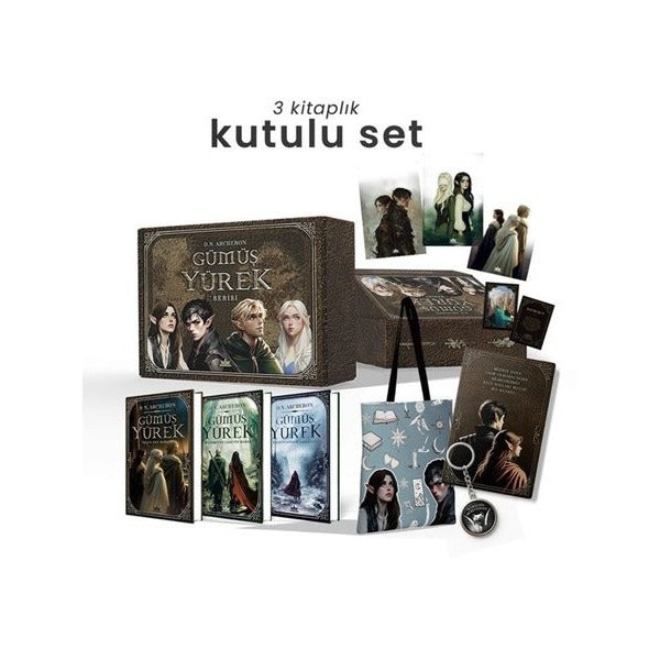 Gümüş Yürek Serisi Seti - 3 Kitap Takım - Hediyeli Kutulu | Guardian Yayınları (Ciltli)
