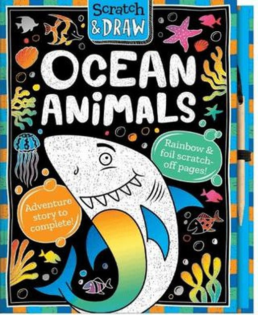Scratch And Draw - Ocean Animals | IMAGINE THAT (Ciltli)