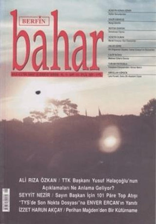 Berfin Bahar Aylık Kültür, Sanat ve Edebiyat Dergisi Sayı: 115 | Berfin Bahar Dergisi (Ciltsiz)