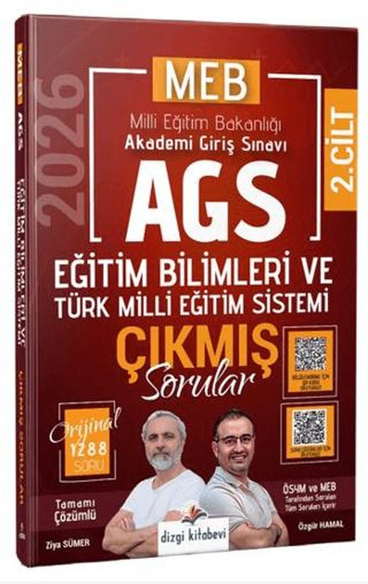 2026 MEB AGS Tamamı Video Çözümlü Eğitim Bilimleri ve Türk Milli Eğitim Sistemi Çıkmış Sorular 2. Cilt