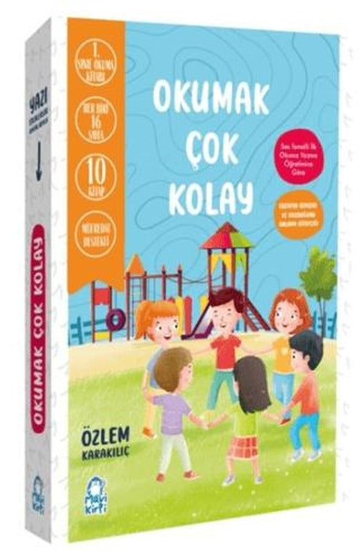 Okumak Çok Kolay – 1. Sınıf Hikaye Seti (10 Kitap) | Mavi Kirpi Yayınları (Ciltsiz)