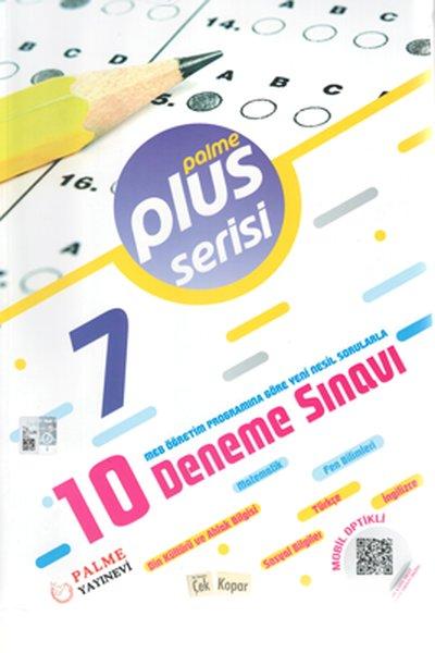 7. Sınıf Plus 10'Lu Deneme Sınavı | Palme Eğitim (İnce Kapak)  - Resim 1
