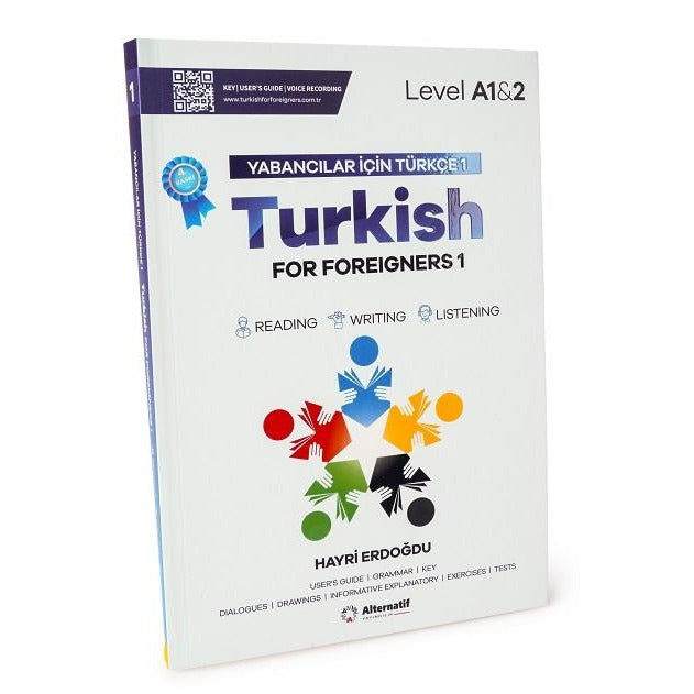 Yabancılar İçin Türkçe 1 - Level A1-2 For Foreigners 1 | Alternatif Yayınları