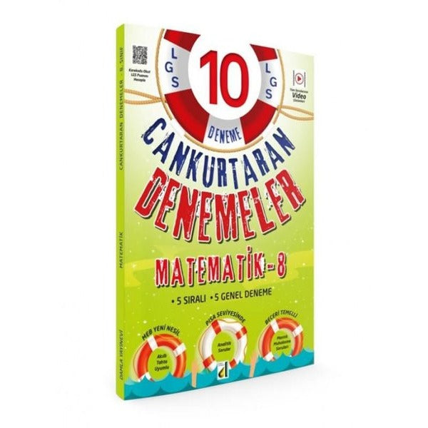 8.Sınıf Matematik Cankurtaran Denemeler | Damla Yayınevi (İnce Kapak)