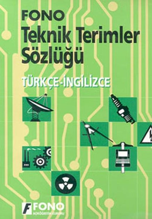 Türkçe/İngilizce Teknik Terimler Sözlüğü | Fono Yayınları (İnce Kapak)