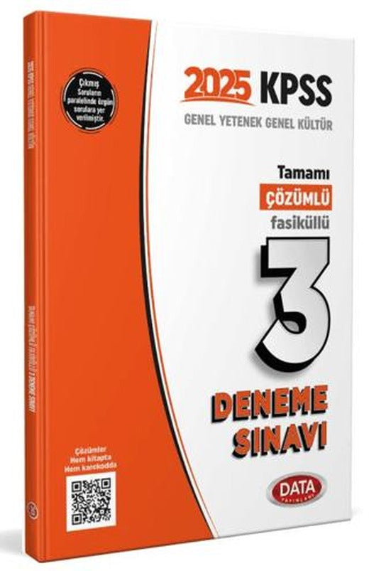 2025 KPSS Genel Yetenek Genel Kültür Tamamı Çözümlü 3 Fasikül Deneme Sınavı