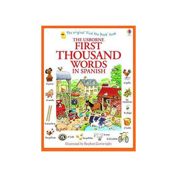 The Usborne First Thousand Words In Spanish | Usborne (Ciltsiz)
