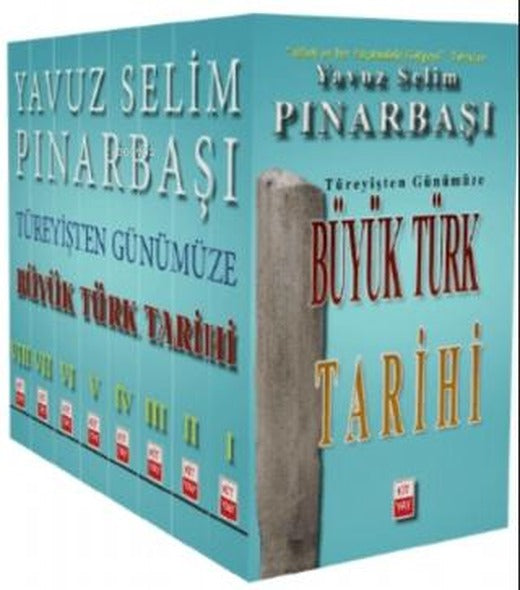 Büyük Türk Tarihi Seti - 8 Kitap Takım | Kityay (Ciltsiz)