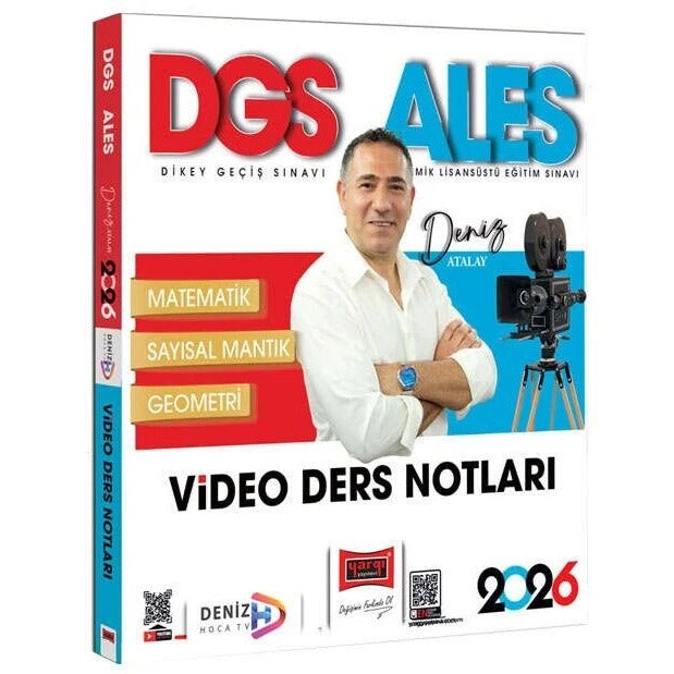 2026 DGS ALES Matematik Video Ders Notları | Yargı Yayınları (İnce Kapak)