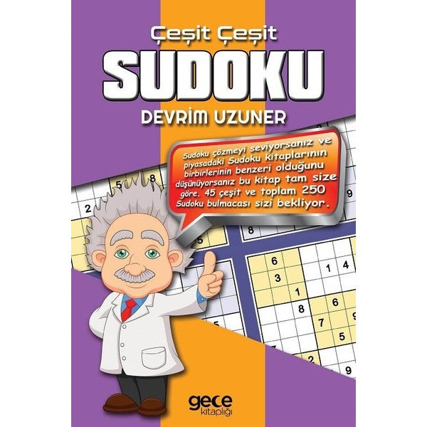 Çeşit Çeşit Sudoku | Gece Kitaplığı (İnce Kapak)