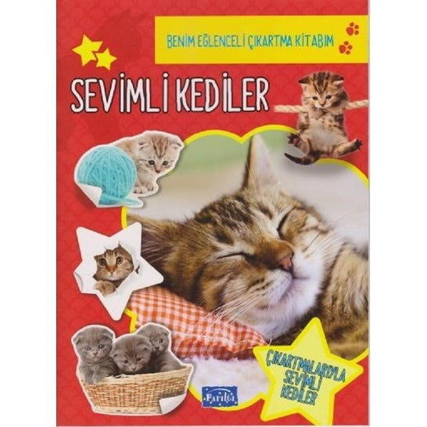 Sevimli Kediler - Benim Eğlenceli Çıkartma Kitabım | Parıltı Yayınları (Ciltsiz)