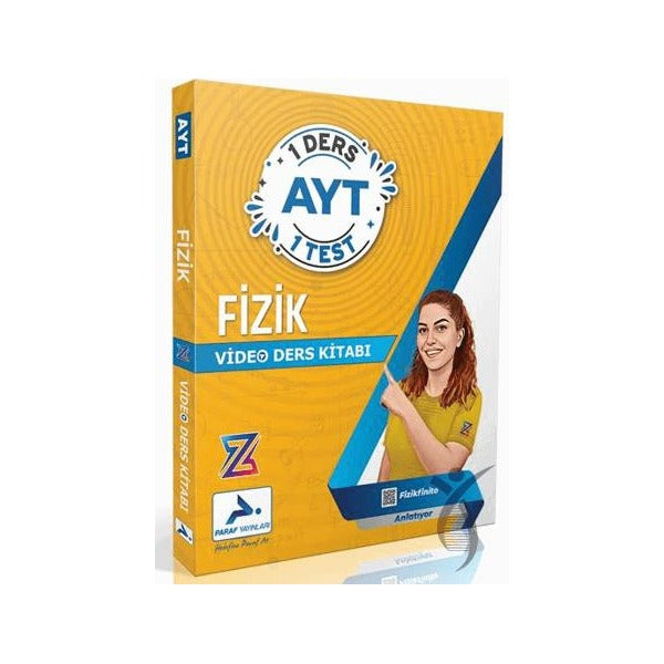 Z Takım AYT Fizik Video Ders Kitabı | Paraf Yayınları (Ciltsiz)