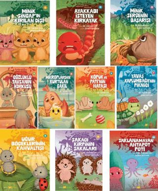 Hayvanlar Aleminden Masallar Seti - (10 Kitap) | Beyan Yayınları (Ciltsiz)