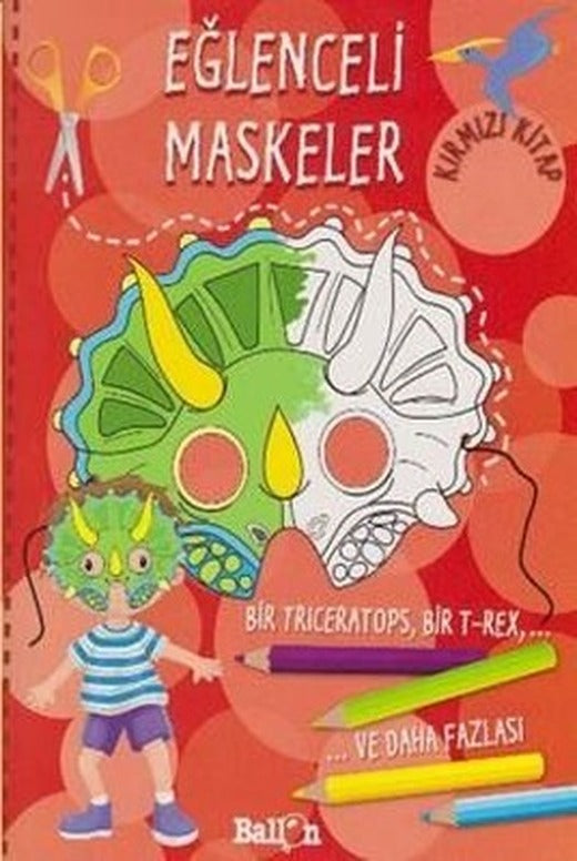 Eğlenceli Maskeler Kırmızı Kitap | Parıltı Yayınları