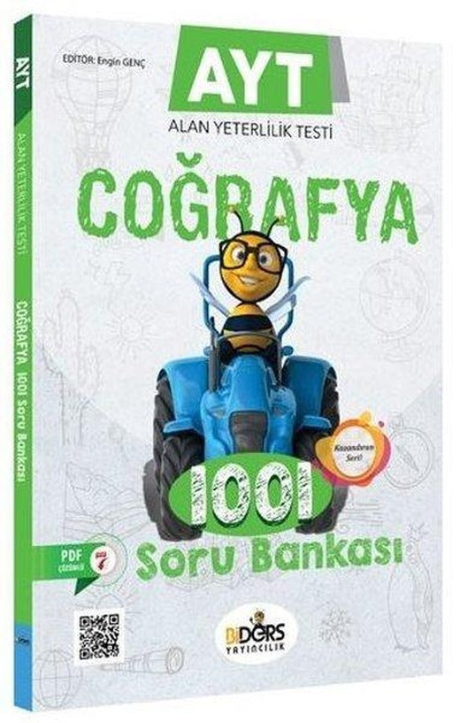 AYT Coğrafya 1001 Soru Bankası-Karekod Çözümlü | Biders (İnce Kapak)