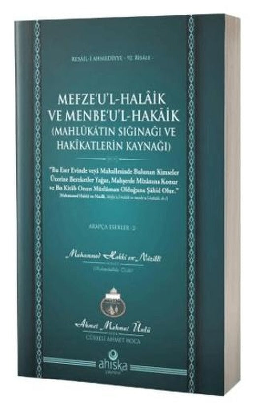 Mefzeul Halaik ve Menbeul Hakaik Arapça