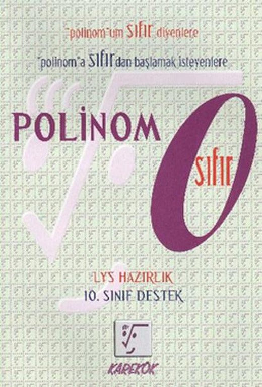 Karekök Polinom Sıfır | Karekök Eğitim Yayın (İnce Kapak)