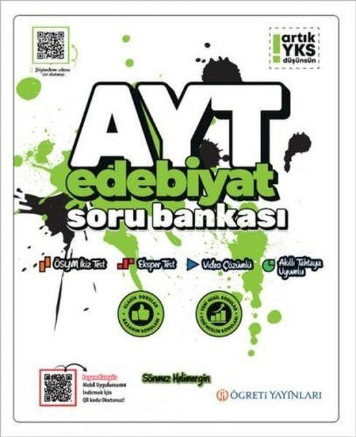 AYT Edebiyat Soru Bankası | Öğreti Akademi (İnce Kapak)