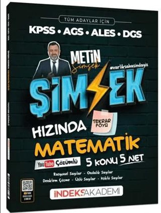 KPSS MEB-AGS ALES DGS Şimşek Hızında Matematik Tekrar Föyü Youtube Video Çözümlü