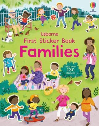 First Sticker Book Families | Usborne (Ciltsiz)  - Resim 1