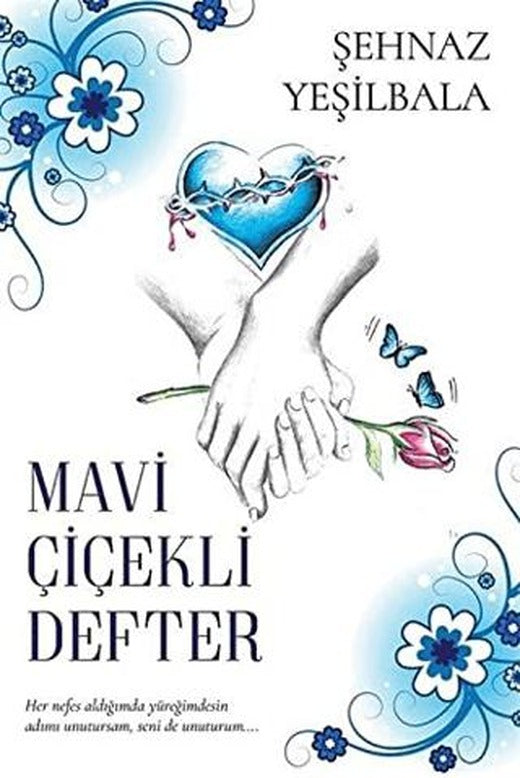 Mavi Çiçekli Defter
