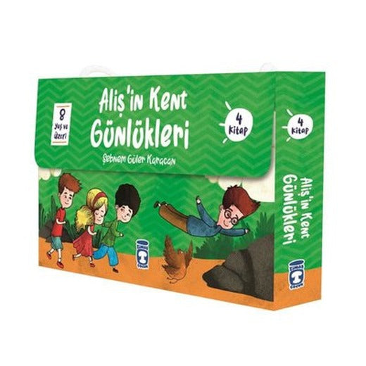 Alişin Kent Günlükleri Seti - 4 Kitap Takım | Timaş Çocuk