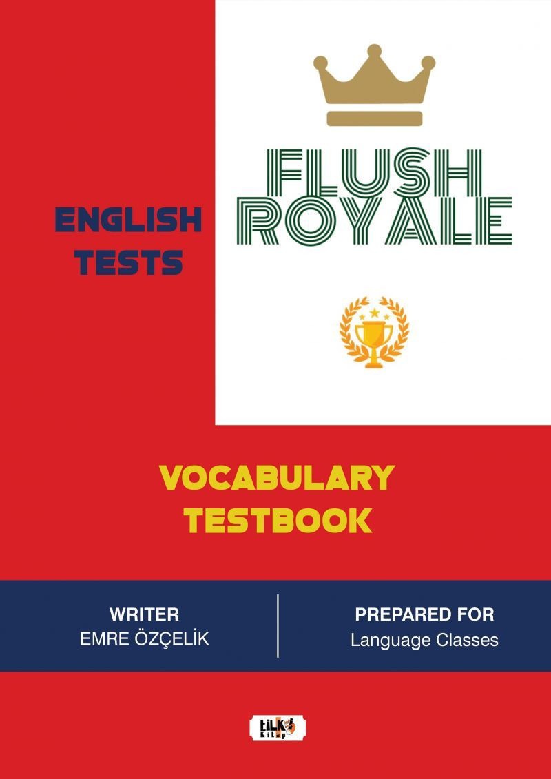 Flush Royale Vocabulary Test Book | Tilki Kitap (Ciltsiz)