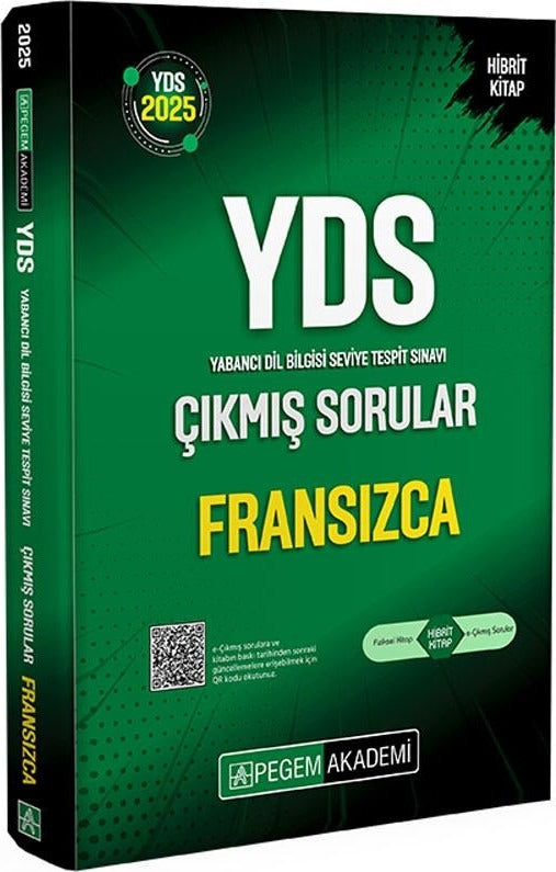2026 YDS Fransızca Çıkmış Sorular | Pegem Akademi Yayıncılık (İnce Kapak)