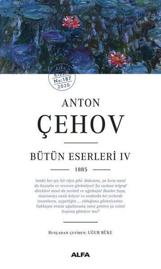 Anton Çehov Bütün Eserleri 4 -1885 | Alfa Yayıncılık (Ciltli)