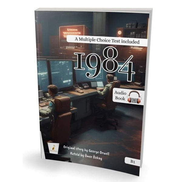 1984 B1 (İngilizce) A Multiple Choice Test Included - Audio Book | Pelikan Yayınları (İnce Kapak)