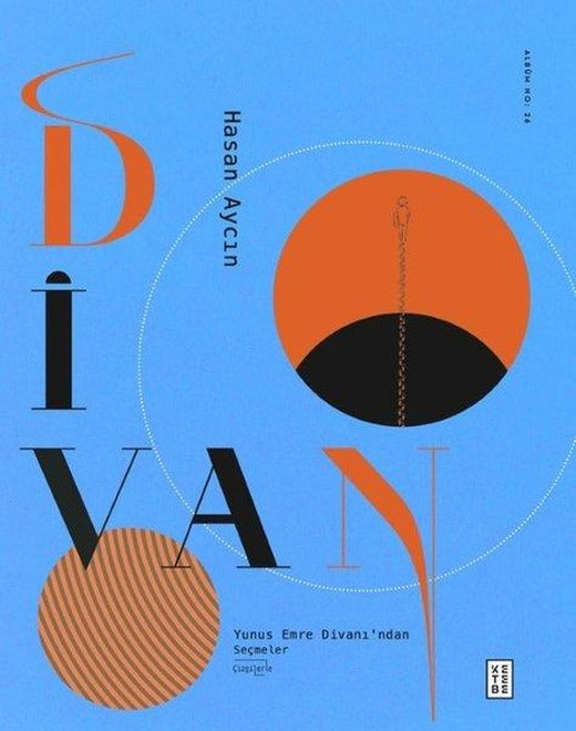 Divan - Yunus Emre Divanı'ndan Çizgilerle Seçmeler | Ketebe (Ciltli)