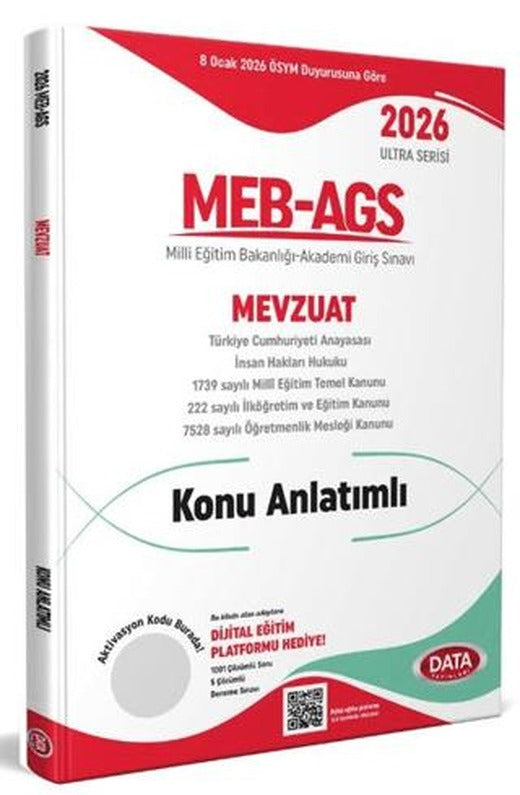 2026 AGS Ultra Serisi Mevzuat Konu Anlatımlı | Data Yayınları (Ciltsiz)