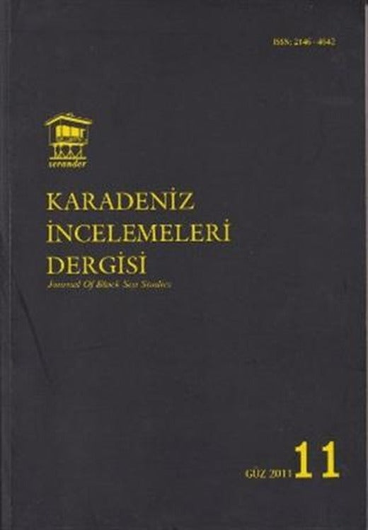 Karadeniz İncelemeleri Dergisi Sayı: 11 | Serander Yayınları (Ciltsiz)