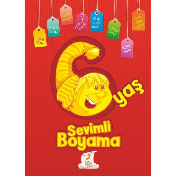 Sevimli Boyama 6 Yaş | Ren Kitap
