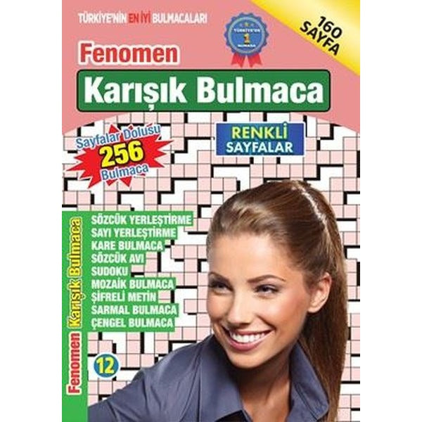 Fenomen Karışık Bulmaca - 12 | Maxi Yayıncılık (İnce Kapak)