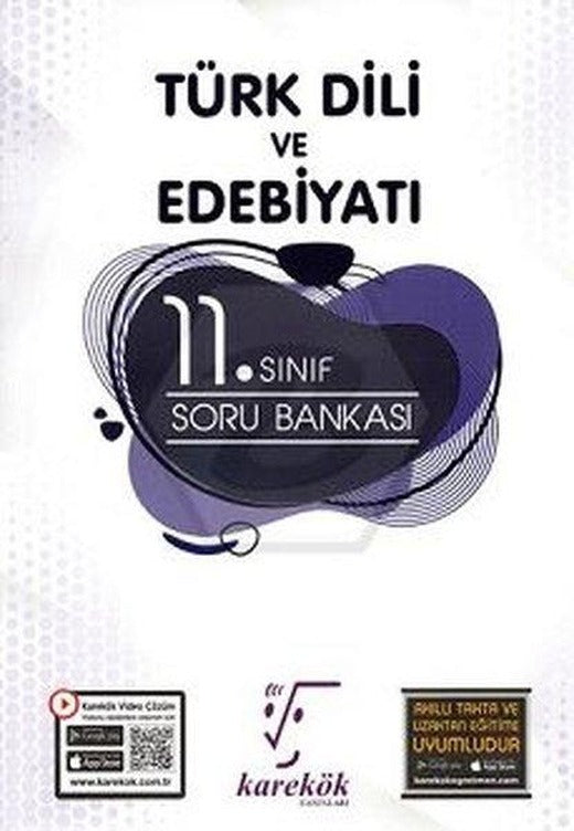 11.Sınıf Edebiyat Soru Bankası | Karekök Eğitim Yayın (İnce Kapak)