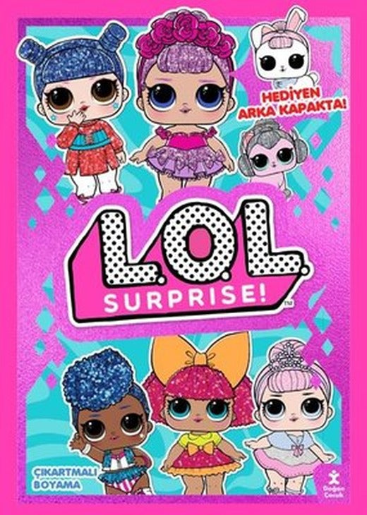 Lol Surprise! Parti Zamanı Çıkartmalı Boyama Kitabı | Doğan Çocuk (İnce Kapak)