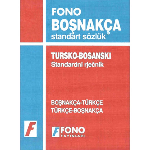 Boşnakça Standart Sözlük | Fono Yayınları (İnce Kapak)