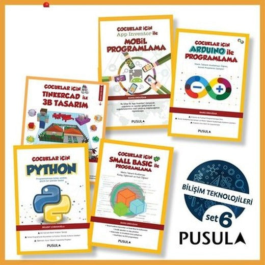 Pusula - Bilişim Teknolojileri Seti - 5 Kitap Takım | Pusula Yayıncılık (İnce Kapak)