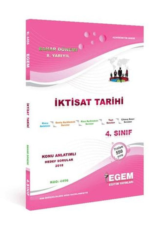 İktisat Tarihi Bahar Dönemi Konu Anlatımlı Soru Bankası 8.Yarıyıl (4456) | Egem Eğitim Yayınları (Ciltsiz)