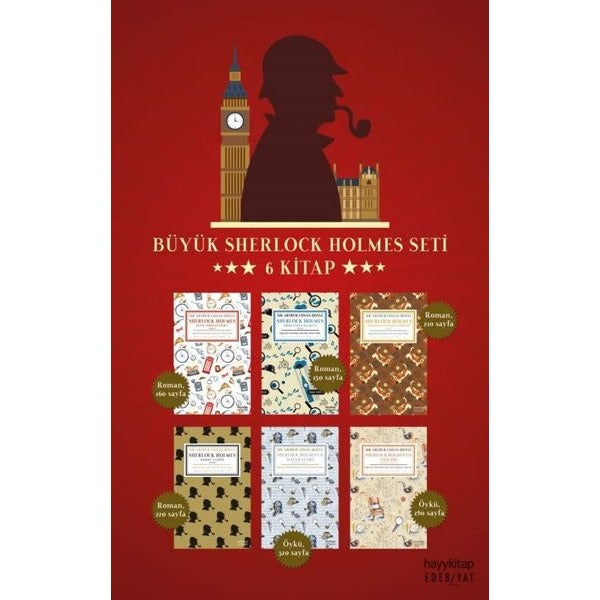 Büyük Sherlock Holmes Seti (6 Kitap Takım) | Hayykitap (Ciltsiz)