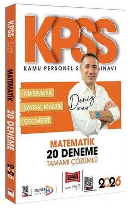 2026 KPSS Tamamı Çözümlü Matematik 20 Deneme | Yargı Yayınları (İnce Kapak)
