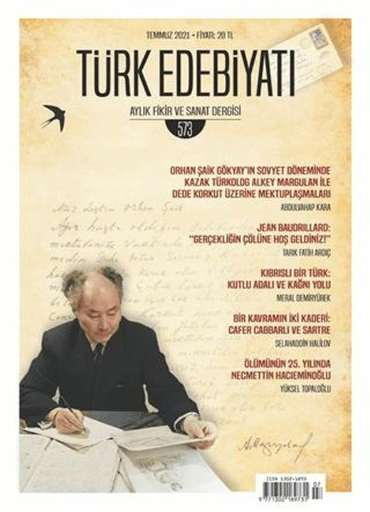 Türk Edebiyatı Dergisi Sayı: 573 Temmuz 2021 | Türk Edebiyatı Dergisi (Ciltsiz)